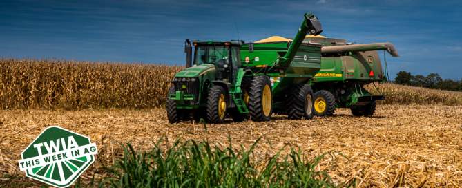 A shot of a tractor