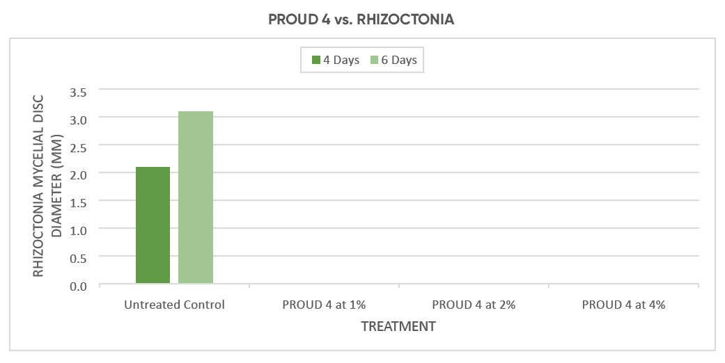 PROUD 4 vs. RHIZOCTONIA